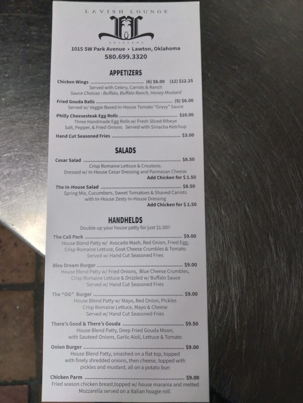 Lavish Lounge | restaurant | 1015 SW Park Ave, Lawton, OK 73501, USA | 5806993320 OR +1 580-699-3320