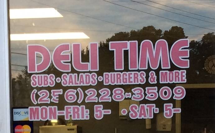Deli Time | restaurant | 5474 Tammy Little Dr Suite 1, Section, AL 35771, USA | 2562283509 OR +1 256-228-3509