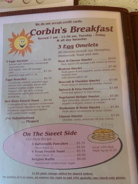 Corbins | cafe | 115 Nanticoke Ave, Endicott, NY 13760, USA | 6077572678 OR +1 607-757-2678