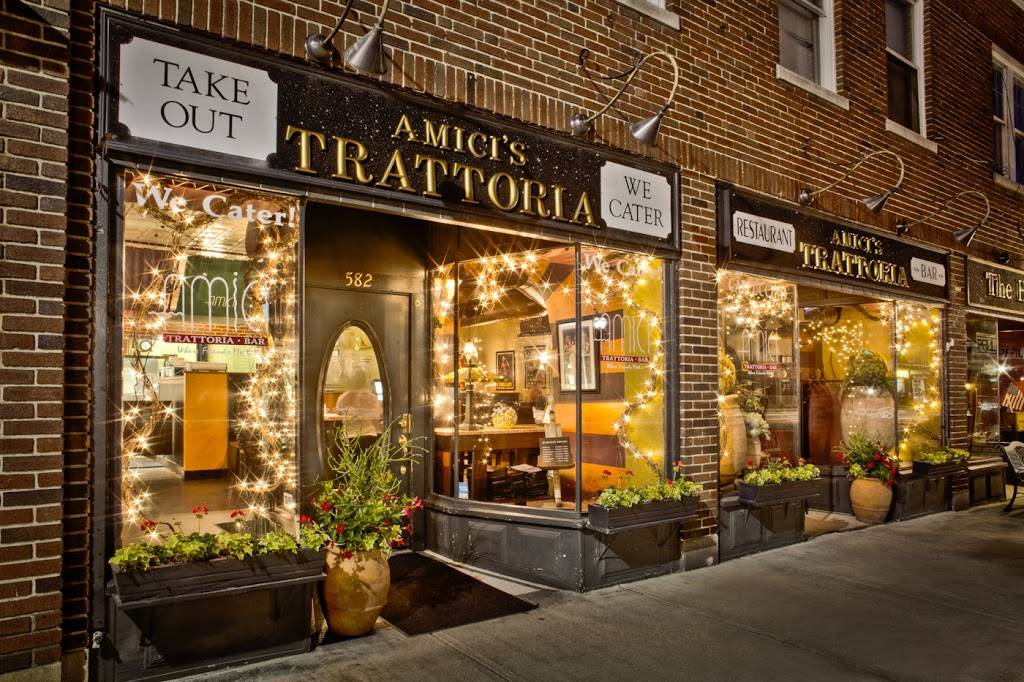 Amici Trattoria | restaurant | 582 Main St, Shrewsbury, MA 01545, USA | 5088427800 OR +1 508-842-7800