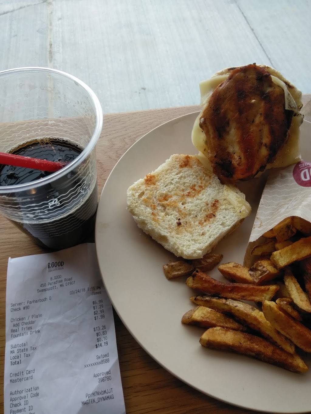 B.GOOD | restaurant | 450 Paradise Rd, Swampscott, MA 01907, USA | 3394404474 OR +1 339-440-4474