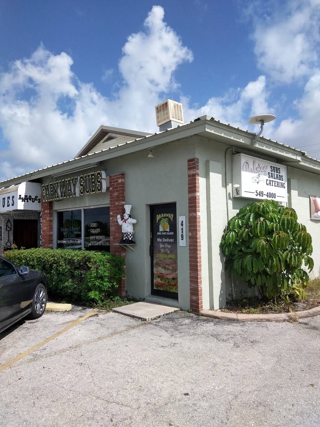 Parkway Subs & Salads | restaurant | 419 Cape Coral Pkwy E, Cape Coral, FL 33904, USA | 2395494000 OR +1 239-549-4000