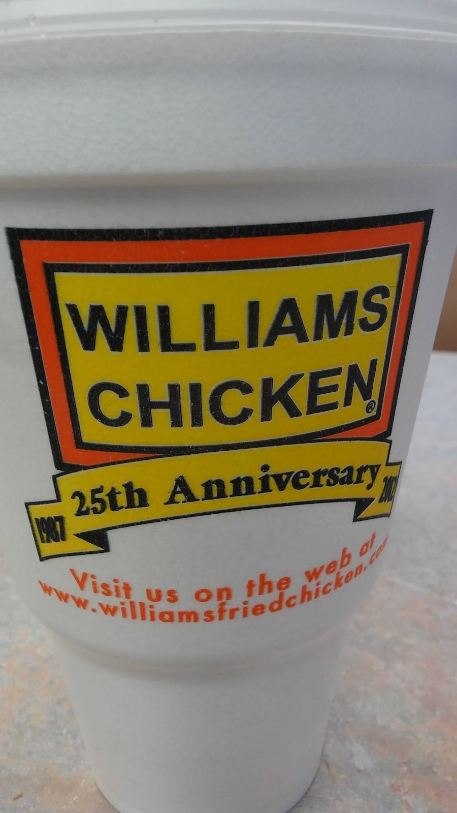 Williams Chicken | restaurant | 8502 S Lancaster Rd, Dallas, TX 75241, USA | 9722280668 OR +1 972-228-0668