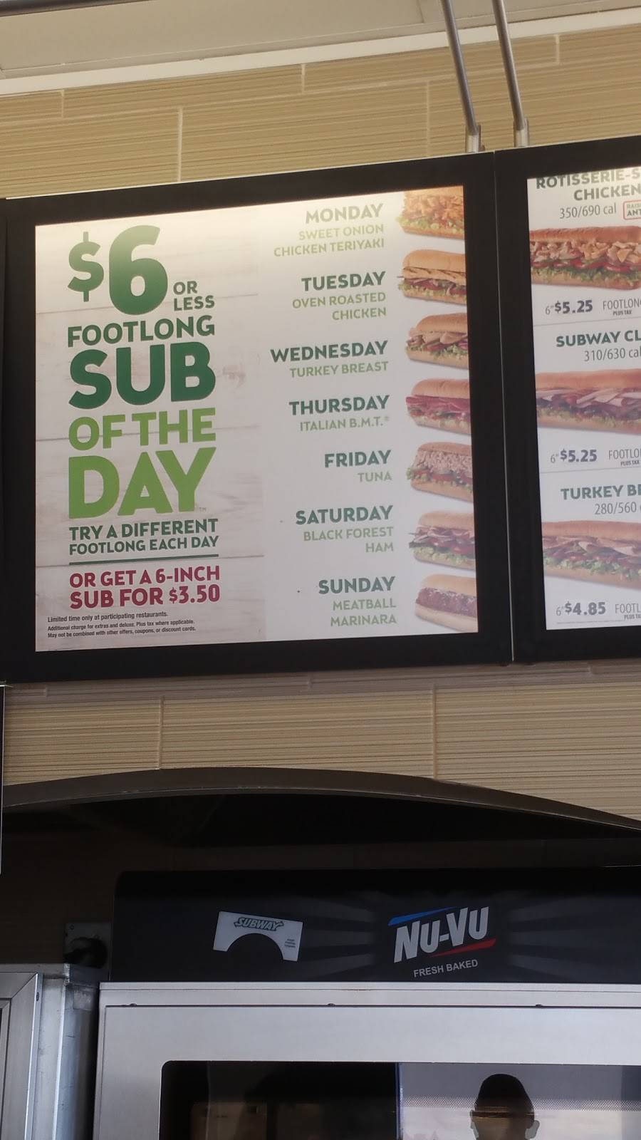 Subway Restaurants | restaurant | 156 E Sepulveda Blvd, Carson, CA 90745, USA | 3105497198 OR +1 310-549-7198