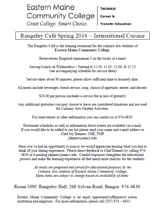 Rangeley Cafe | restaurant | 354 Hogan Road, Sylvan Rd, Bangor, ME 04401, USA | 2079744830 OR +1 207-974-4830