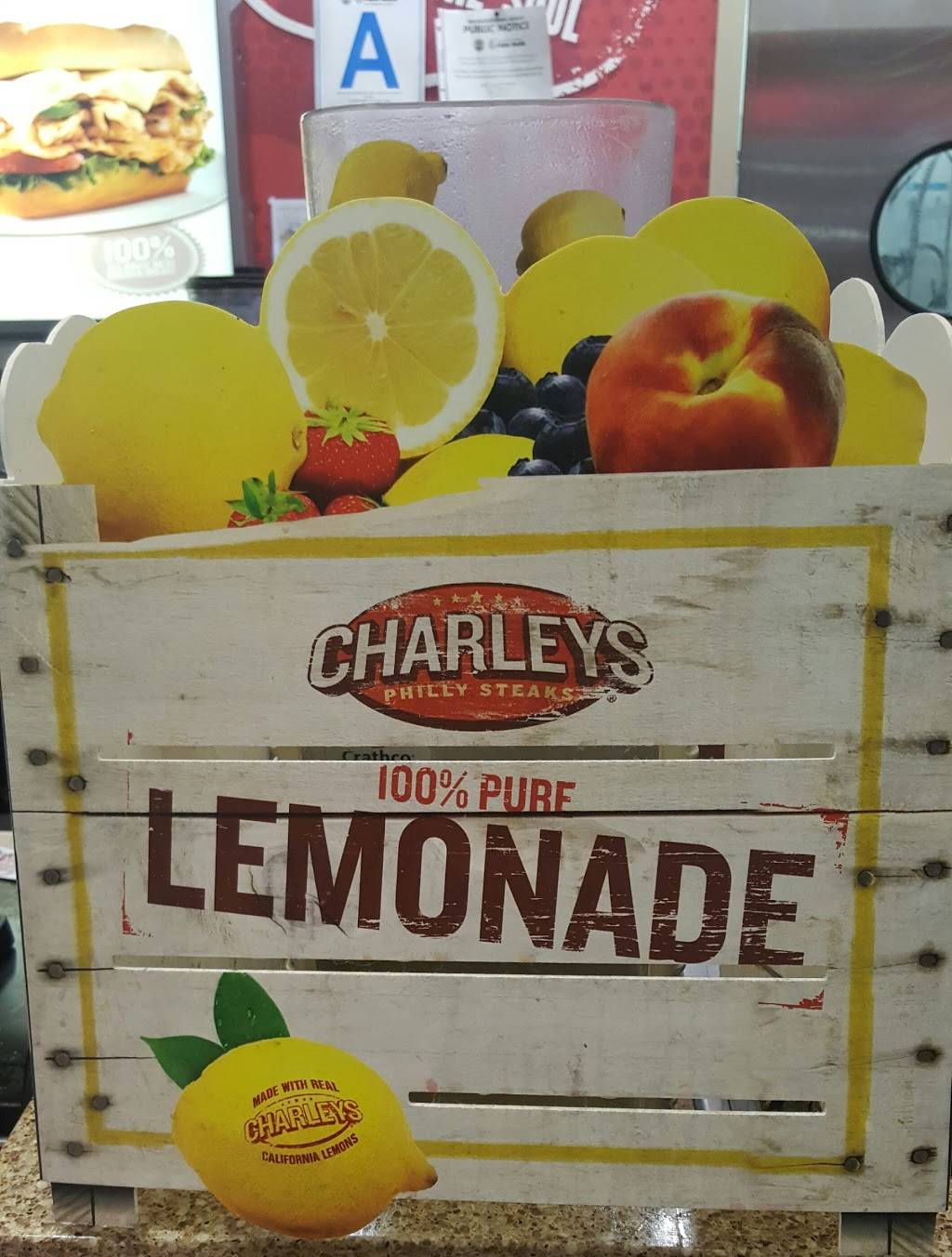 Charleys Philly Steaks | restaurant | 100 W Broadway Spc FC, 05, Glendale, CA 91210, USA | 8182919508 OR +1 818-291-9508