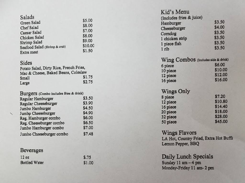 Bowens Bbq and Burgers | restaurant | 496 Hatcher Rd, Trout, LA 71371, USA | 3189920657 OR +1 318-992-0657