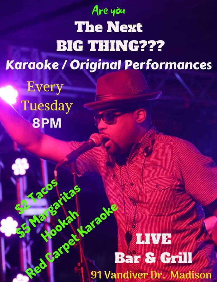 Live Bar & Grill | night club | 91 Vandiver Dr, Madison, TN 37115, USA | 6158917178 OR +1 615-891-7178