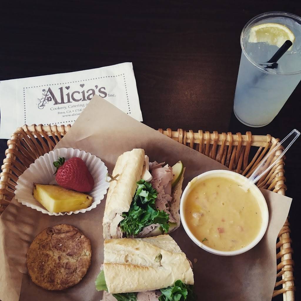 Alicias Inc. Cookery, Catering and Gifts | restaurant | 590 W Central Ave M & N, Brea, CA 92821, USA | 7149904700 OR +1 714-990-4700