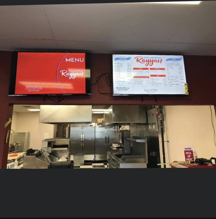 Rayyan fish and wings | restaurant | 2163 Courtright Rd, Columbus, OH 43232, USA | 6147251950 OR +1 614-725-1950