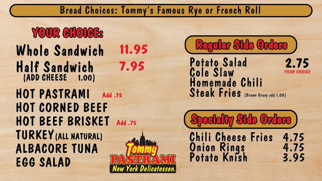 Tommy Pastrami New York Delicatessen | restaurant | 25461 Alicia Pkwy, Laguna Hills, CA 92653, USA | 9492151361 OR +1 949-215-1361