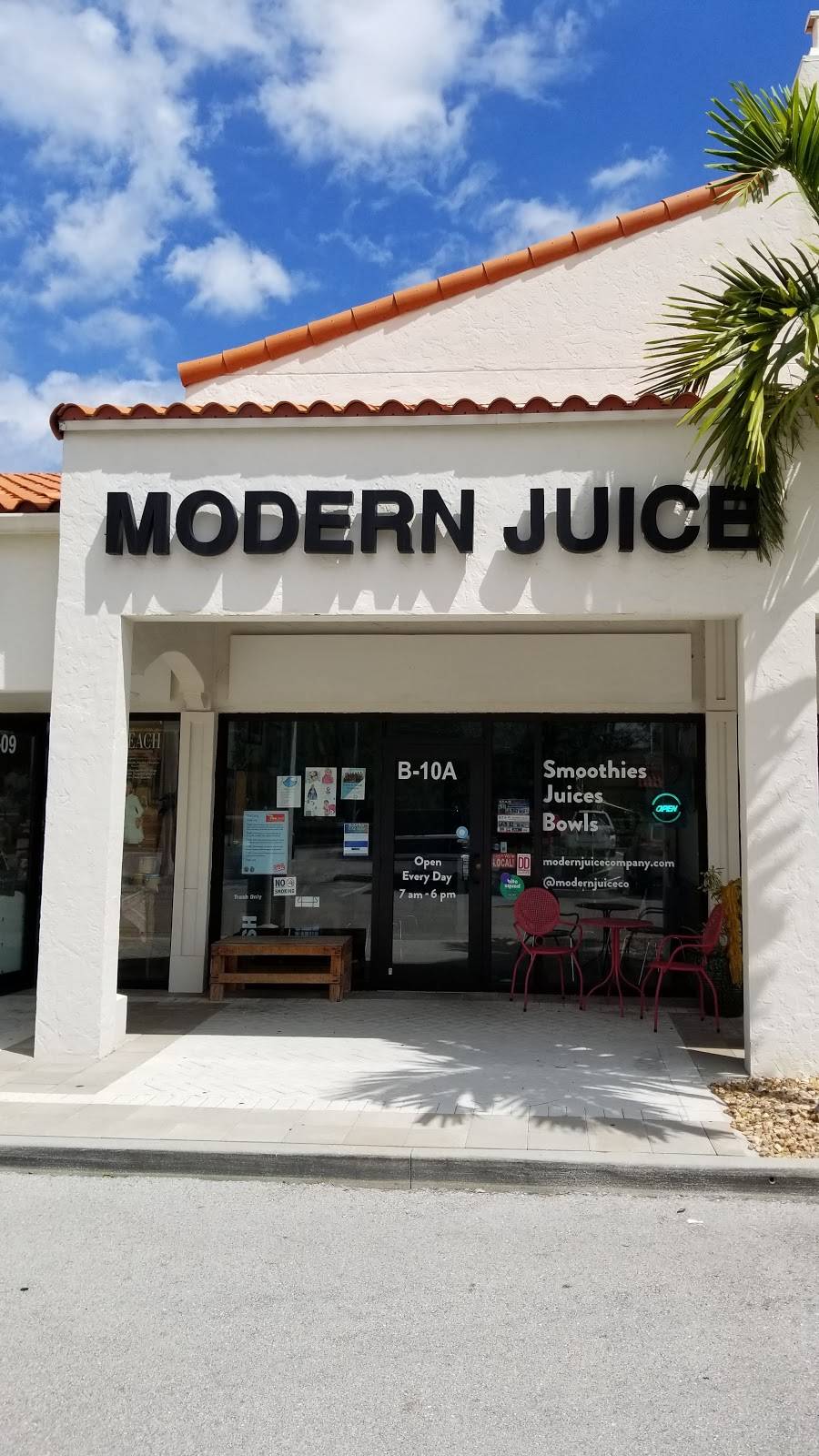 Modern Juice Company | restaurant | 287 East Indiantown Road B10-A, Jupiter, FL 33477, USA | 5613209300 OR +1 561-320-9300