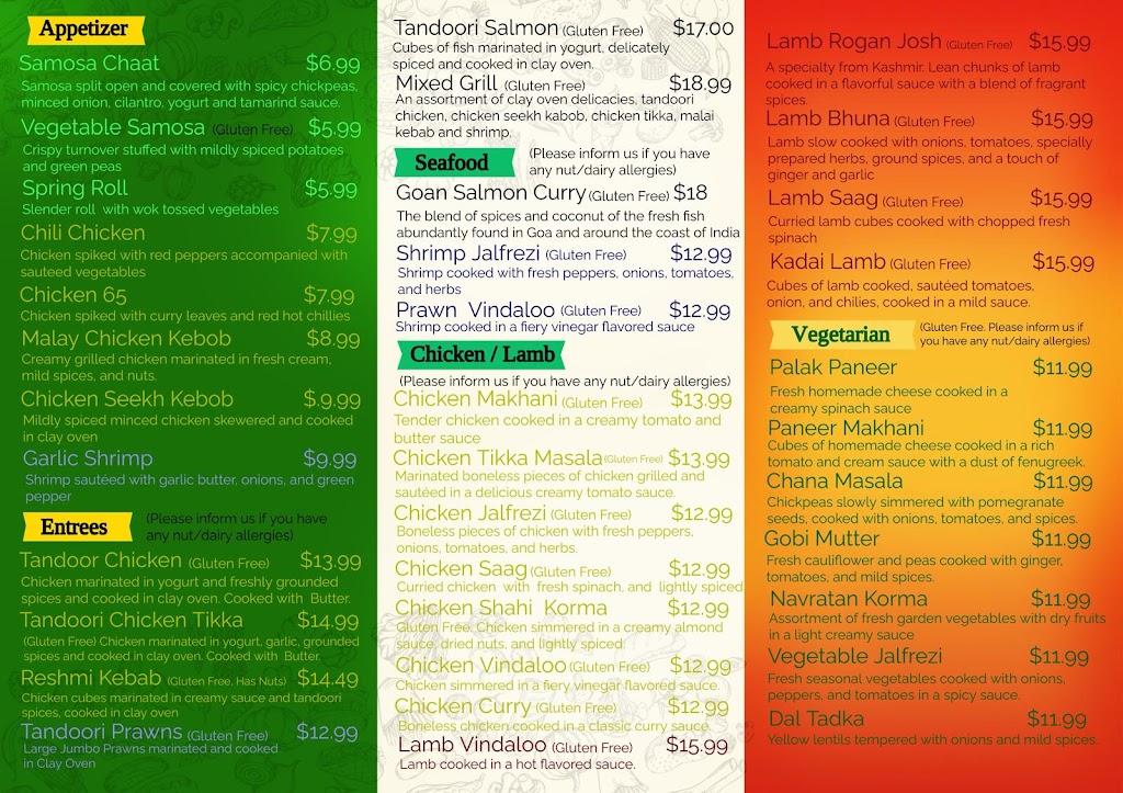 Curry & clay oven Restaurant | restaurant | 5645 Langston Blvd., Arlington, VA 22207, USA | 5713471700 OR +1 571-347-1700