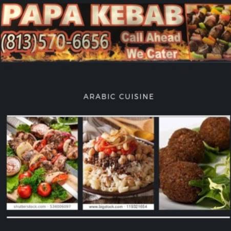 Papa Kebab | restaurant | 4819 E Busch Blvd Suite 101, Tampa, FL 33617, USA | 8135706656 OR +1 813-570-6656