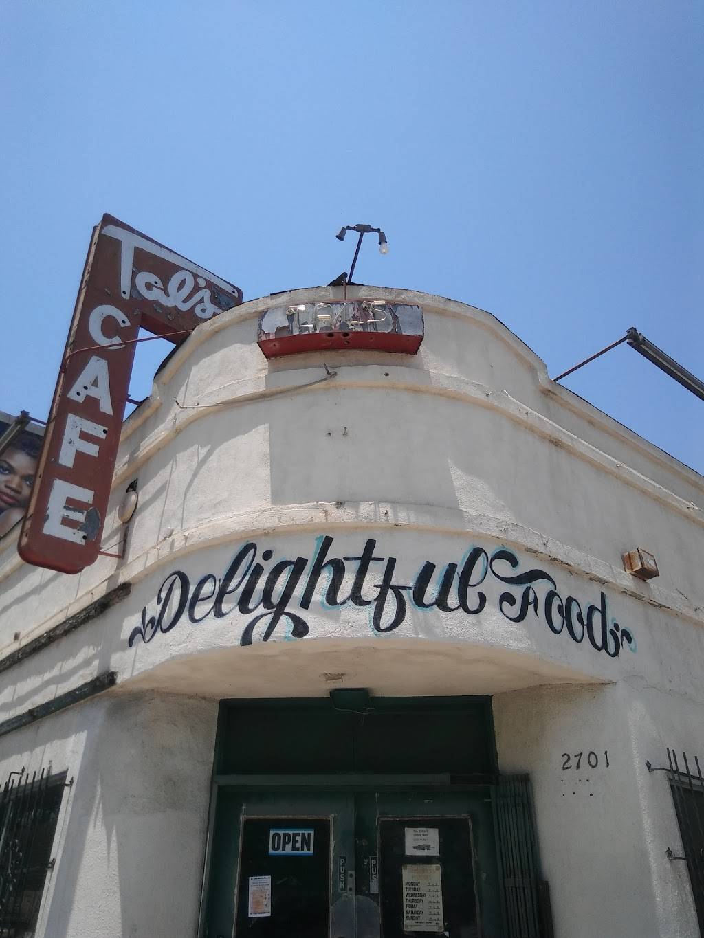 Tals Cafe | restaurant | 2701 W Florence Ave, Los Angeles, CA 90043, USA | 3237519749 OR +1 323-751-9749