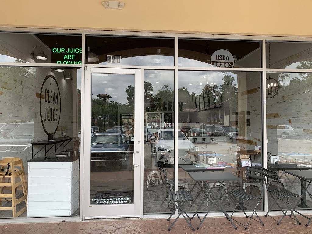 Clean Juice | restaurant | 6777 Woodlands Pkwy Suite 320, The Woodlands, TX 77382, USA | 2817713929 OR +1 281-771-3929