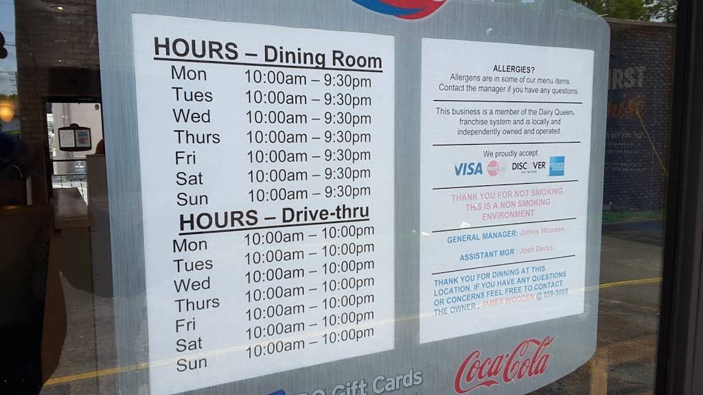 Dairy Queen Grill & Chill | restaurant | 211 S Main St, Goodlettsville, TN 37072, USA | 6158593009 OR +1 615-859-3009