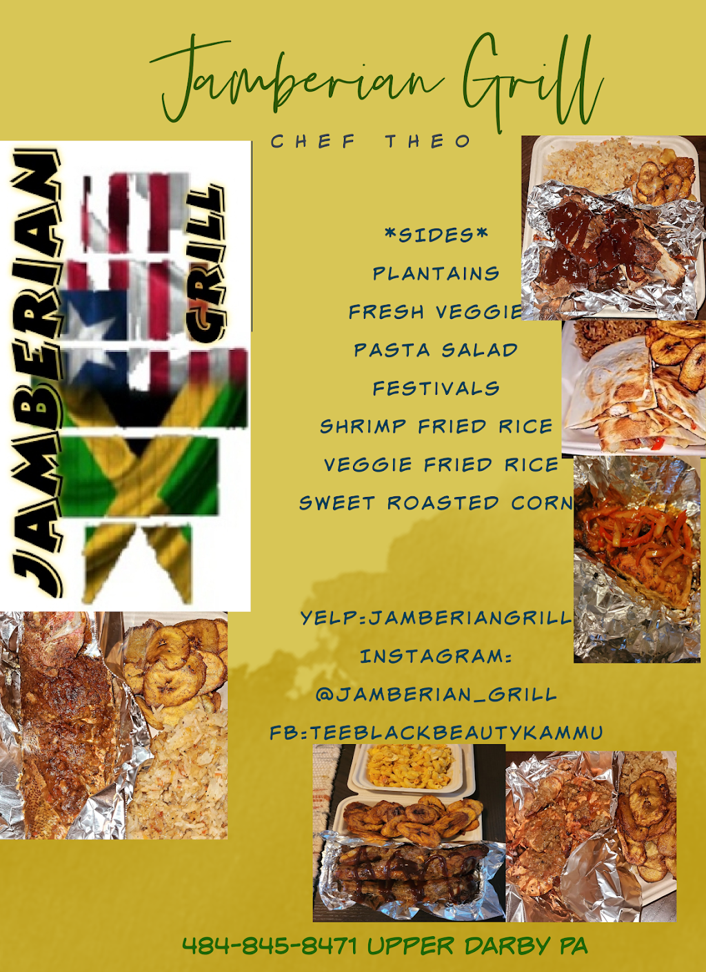 Jamberian Grill | restaurant | 6637 Perry Ave, Upper Darby, PA 19082, USA | 4848458471 OR +1 484-845-8471