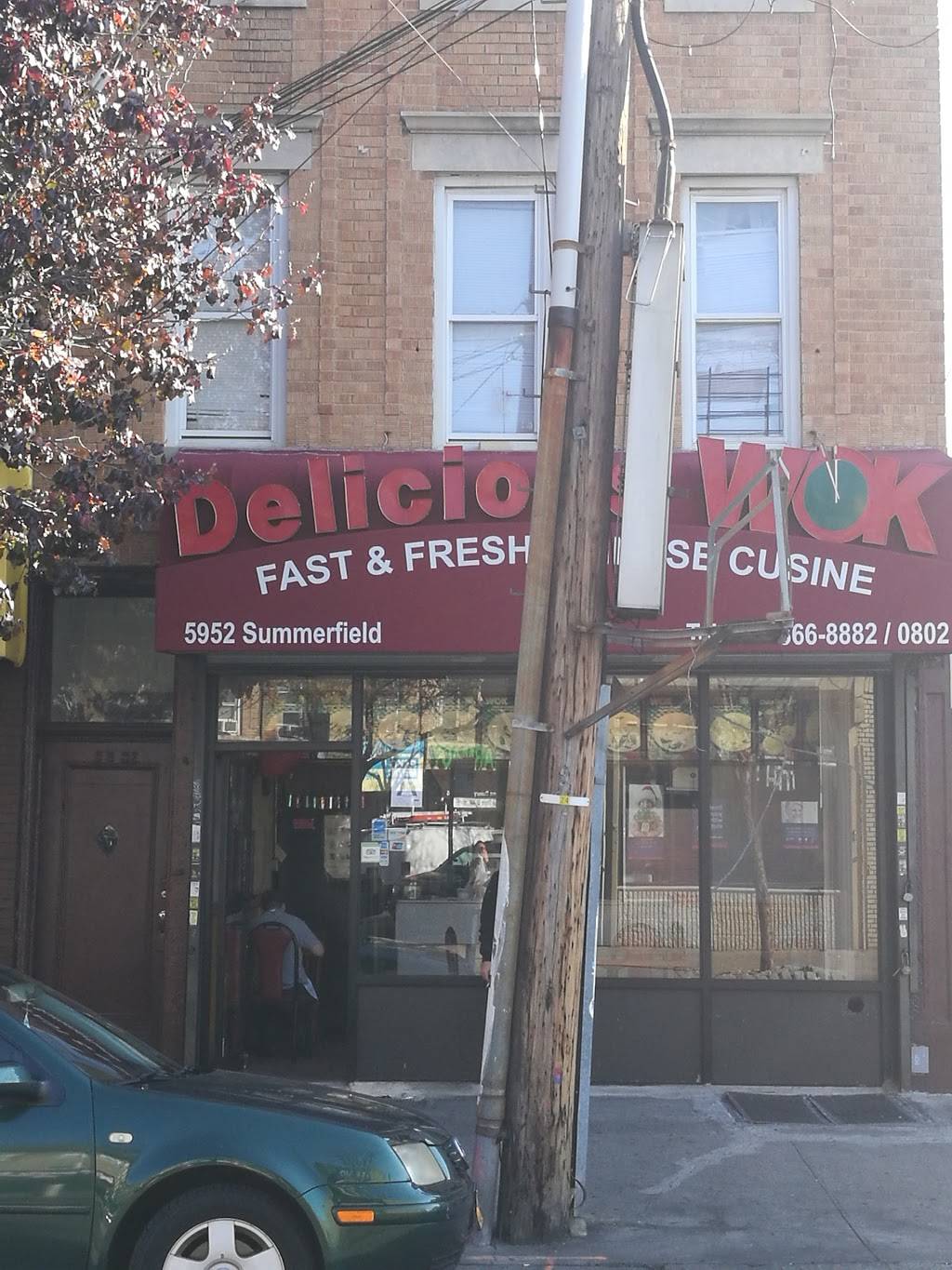 Delicious Wok | restaurant | 5952 Summerfield St, Ridgewood, NY 11385, USA | 7183668882 OR +1 718-366-8882