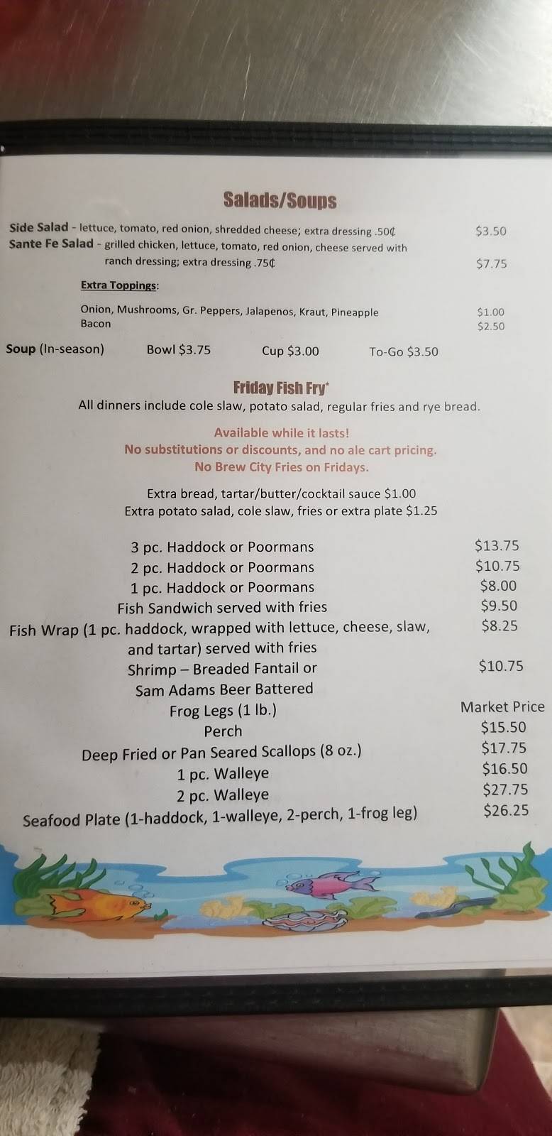 Chances Bar & Grill | restaurant | N8592 Front St, Burnett, WI 53922, USA | 9206892626 OR +1 920-689-2626