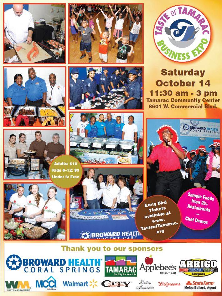 Taste of Tamarac | restaurant | 8601 W Commercial Blvd, Tamarac, FL 33351, USA | 9547221520 OR +1 954-722-1520