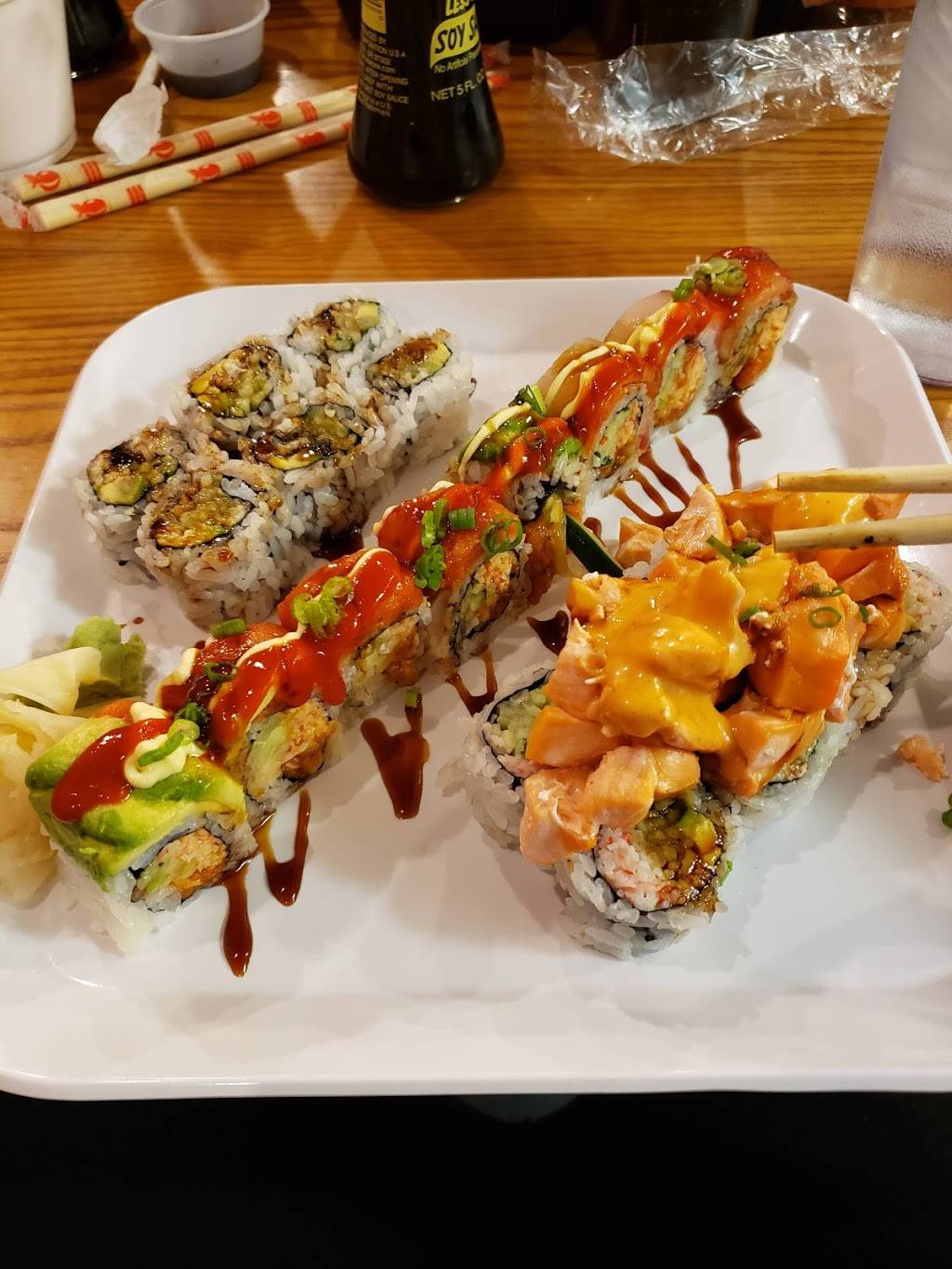 Volcano Hibachi Express & Sushi | restaurant | 12515 Jefferson Ave #400, Newport News, VA 23602, USA | 7579685180 OR +1 757-968-5180