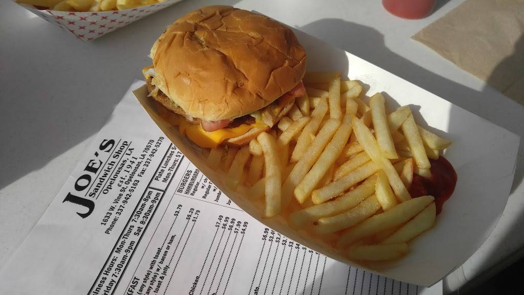 Joes Sandwich Shop | restaurant | Opelousas, LA 70570, USA | 3379425163 OR +1 337-942-5163