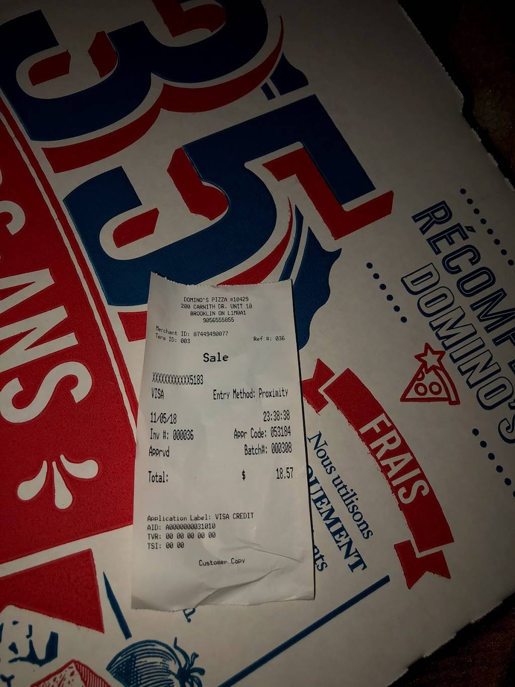 Dominos Pizza | meal delivery | 200 Carnwith Dr E, Whitby, ON L1M 0A1, Canada | 9056555855 OR +1 905-655-5855