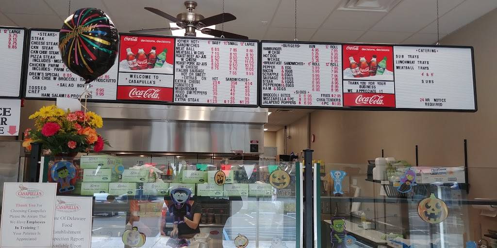 Casapullas Steak & Sub Shop | restaurant | 488 Bear Christiana Rd, Bear, DE 19701, USA | 3023252222 OR +1 302-325-2222
