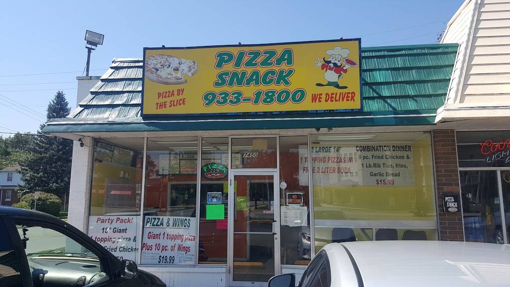 Pizza Snack | restaurant | 7450 Columbia Ave, Hammond, IN 46324, USA | 2199331800 OR +1 219-933-1800