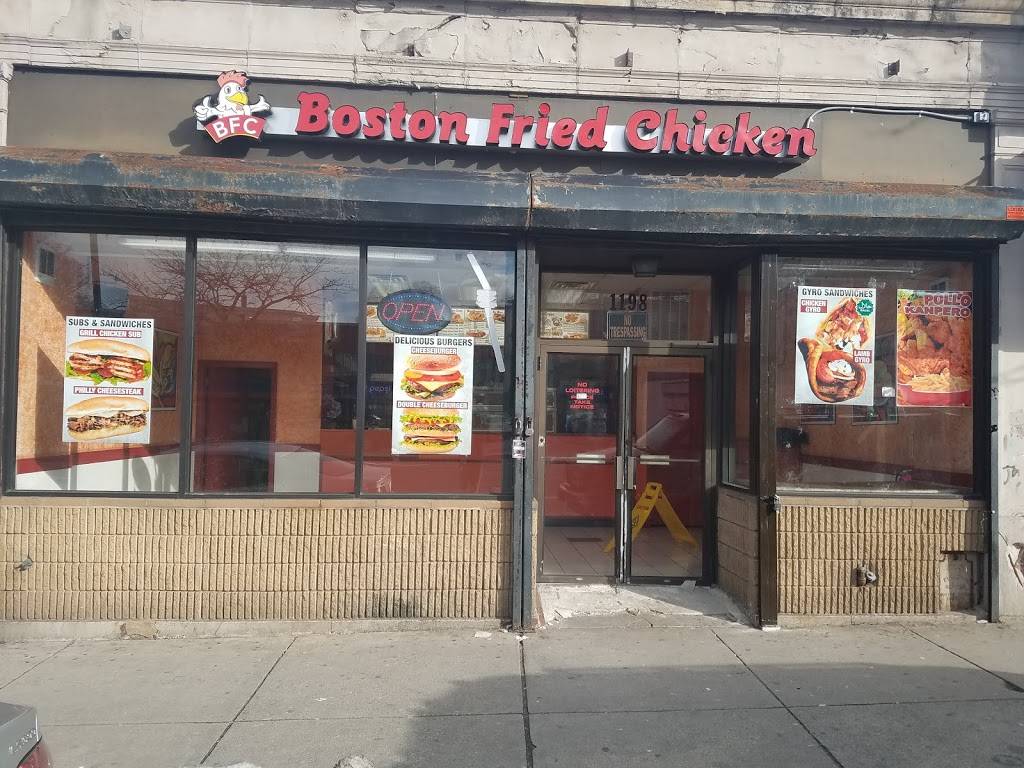 Boston Fried Chicken | restaurant | 1198 Blue Hill Avenue, Mattapan, MA 02126, USA | 6173223035 OR +1 617-322-3035
