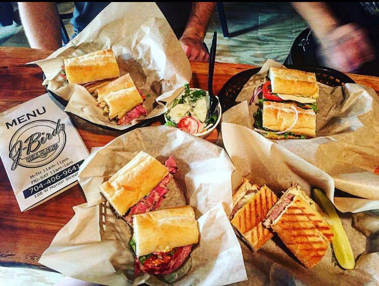 J-Birds Deli & Ales | restaurant | 106 W Marion St, Shelby, NC 28150, USA | 7044069641 OR +1 704-406-9641