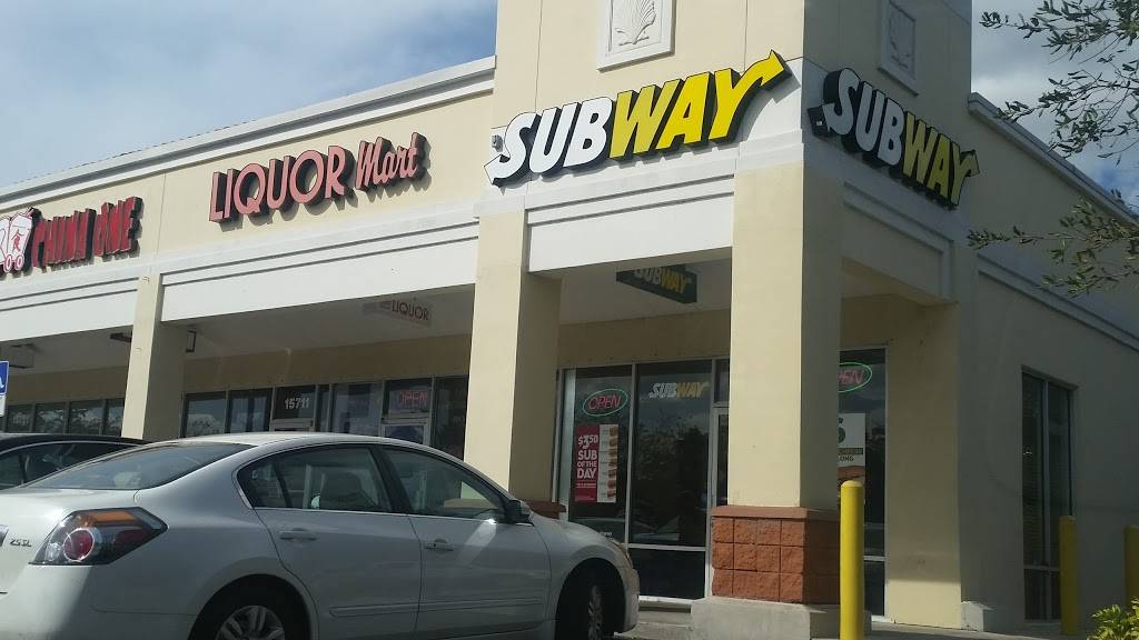 Subway | restaurant | 15701 Sheridan St, Davie, FL 33331, USA | 9546804540 OR +1 954-680-4540
