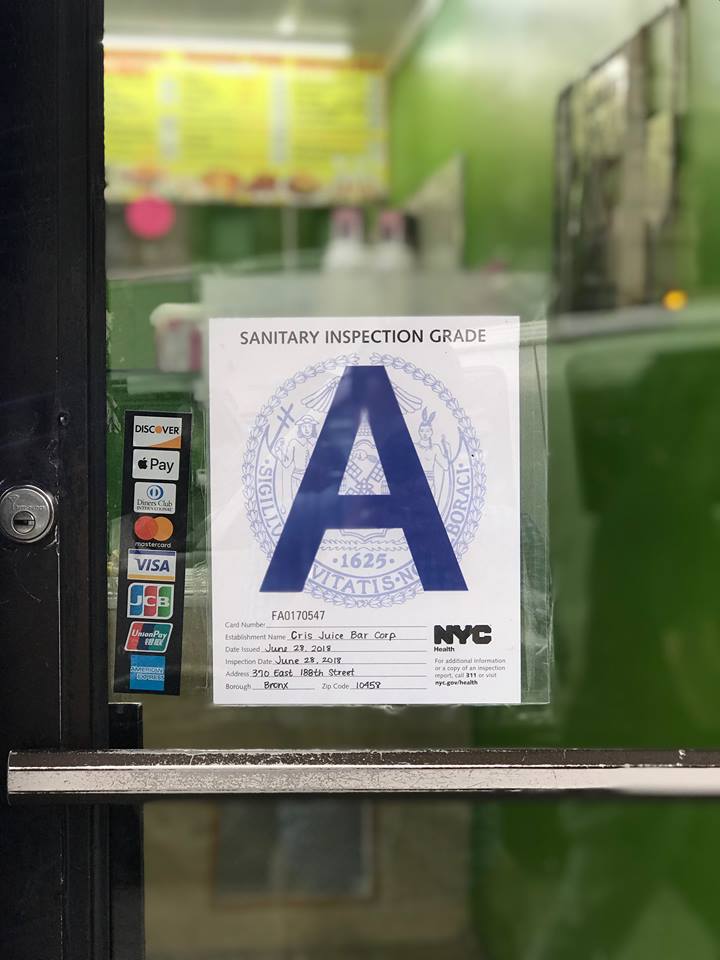 Cris Juice Bar | restaurant | 370 E 188th St #5549, Bronx, NY 10458, USA | 7182202800 OR +1 718-220-2800