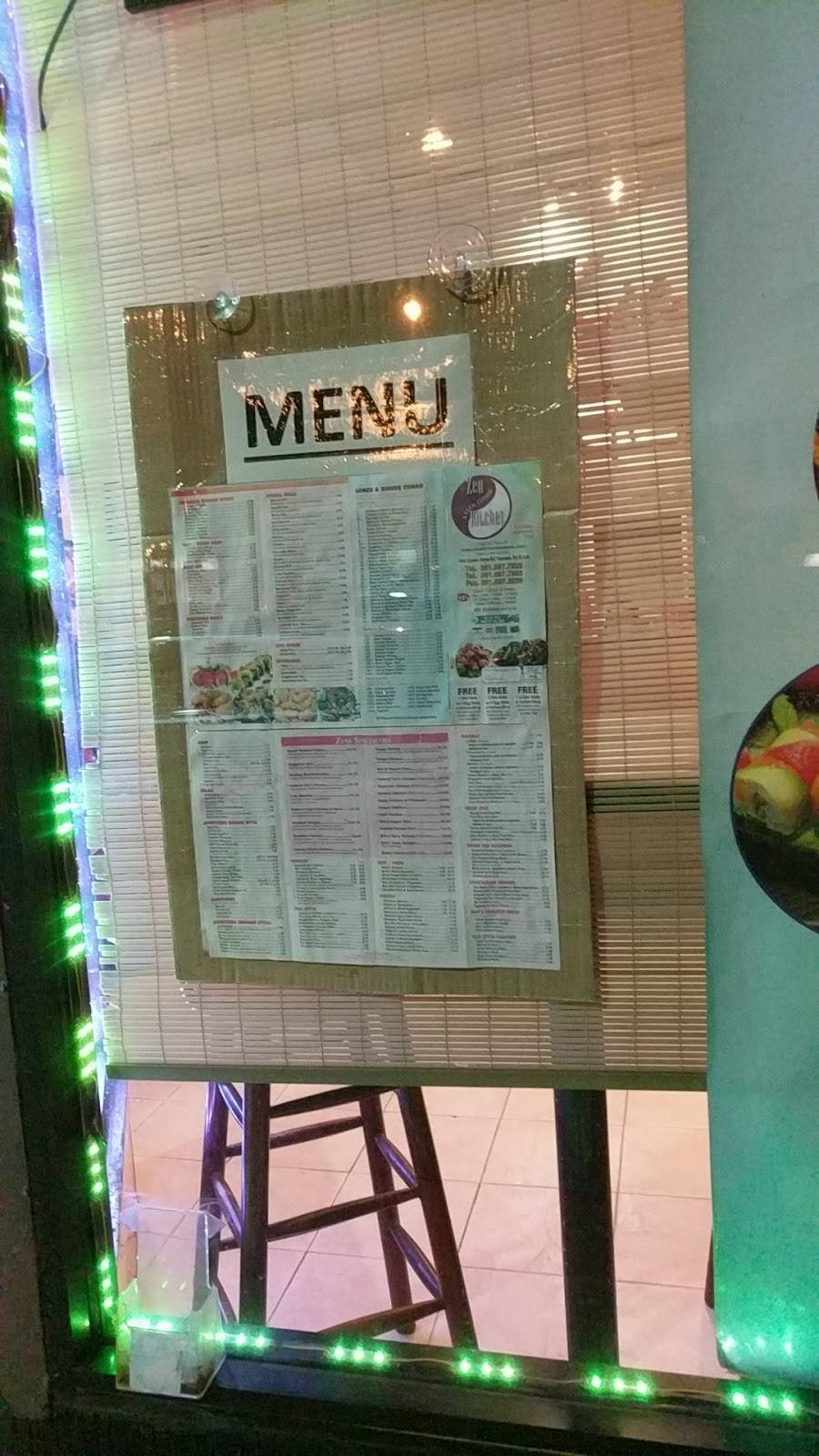 Zen & Kitchen | restaurant | 3525, 1443 Queen Anne Rd, Teaneck, NJ 07666, USA | 2018377322 OR +1 201-837-7322