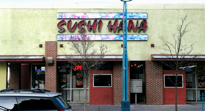 Sushi Hana | restaurant | 3175 521 Central Ave NW # A, Albuquerque, NM 87102, USA | 5058428700 OR +1 505-842-8700