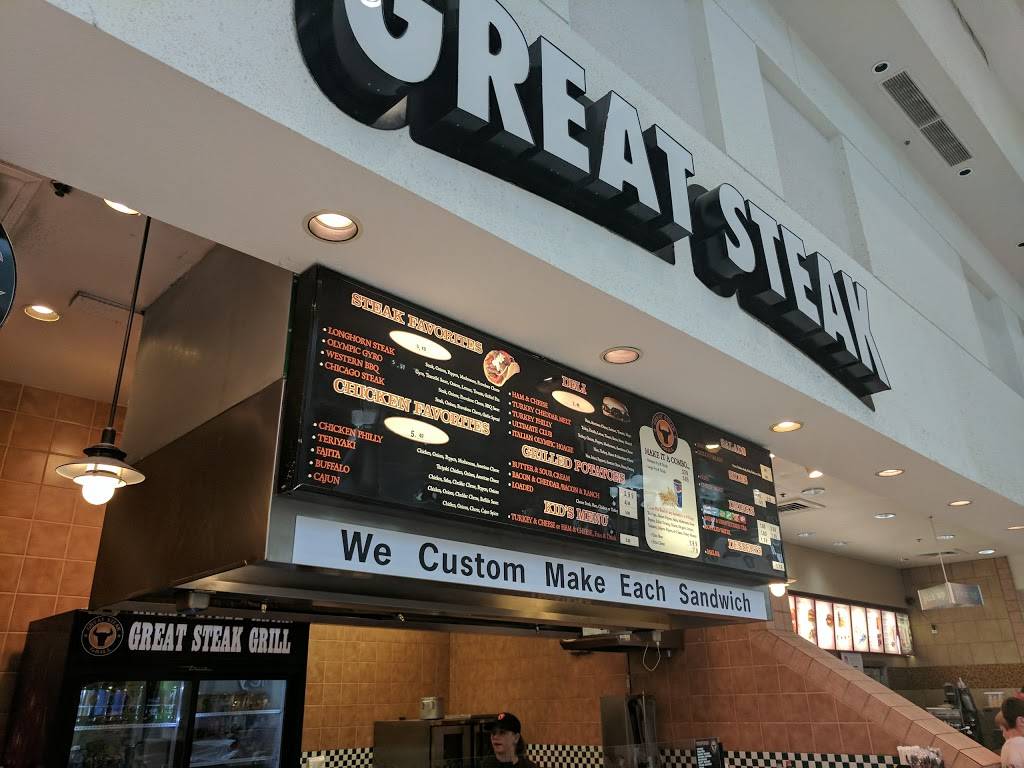 Great Steak Grill | meal takeaway | Grand Central Mall, Vienna, WV 26105, USA | 3044288889 OR +1 304-428-8889