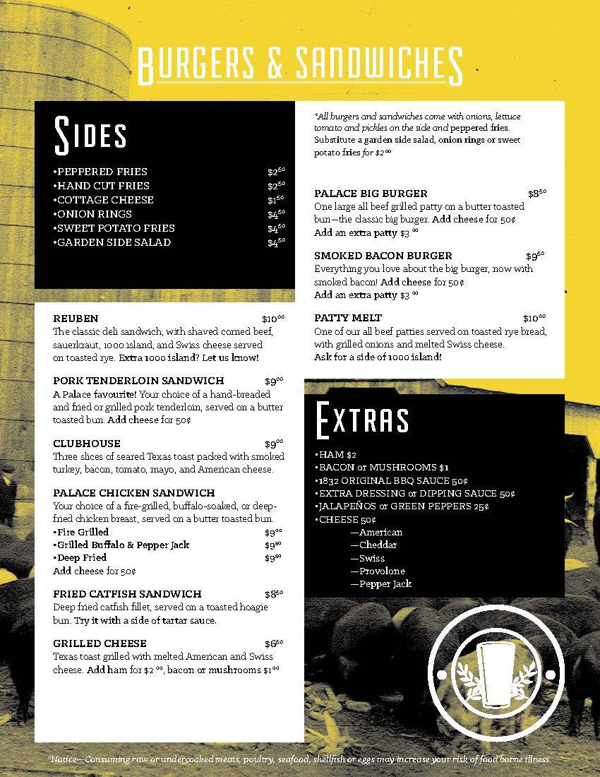 The Palace Restaurant & Bar | restaurant | 735 S Main St, Concordia, MO 64020, USA | 6604631000 OR +1 660-463-1000