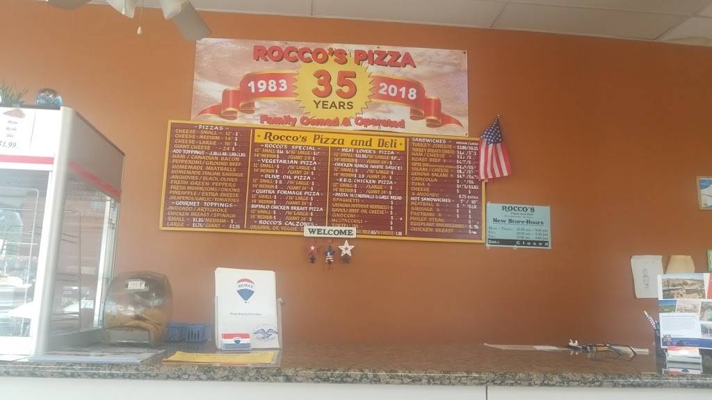 Roccos Pizza Deli | restaurant | 1641 Grand Ave, San Marcos, CA 92078, USA | 7607448012 OR +1 760-744-8012