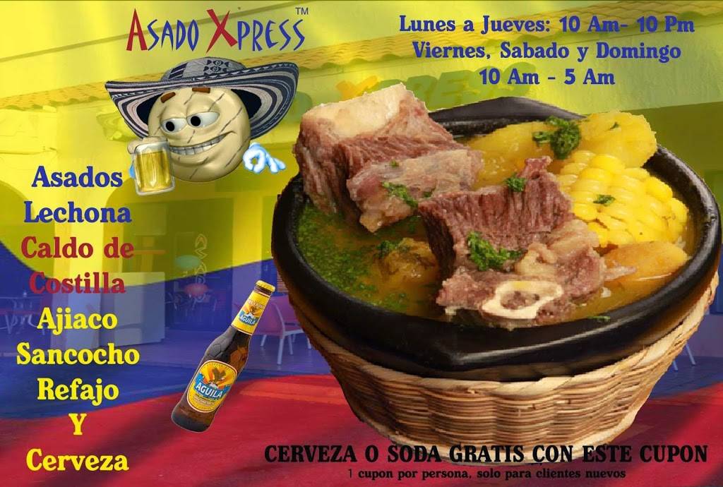 Asado Xpress | restaurant | 13327 SW 42nd St, Miami, FL 33175, USA | 3054855550 OR +1 305-485-5550
