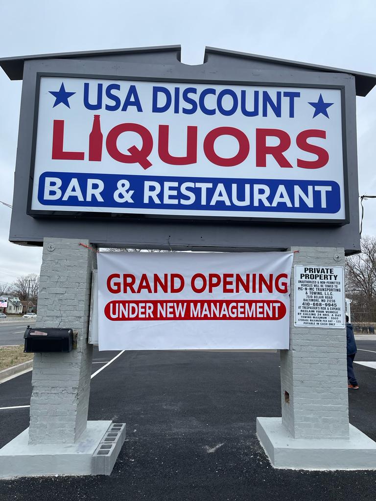 USA Discount Liquors Bar & Restaurant | restaurant | 8200 Pulaski Hwy, Rosedale, MD 21237, USA | 4106868880 OR +1 410-686-8880