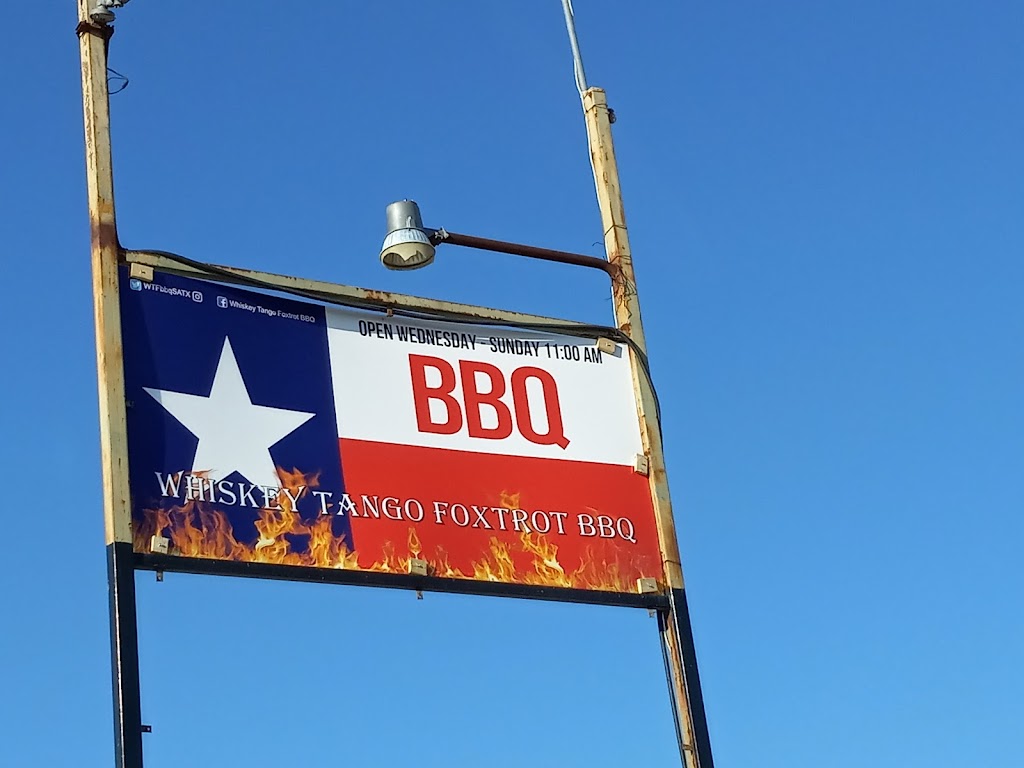 Whiskey Tango Foxtrot BBQ | restaurant | 4951 FM1283, Pipe Creek, TX 78063, USA | 8308500944 OR +1 830-850-0944
