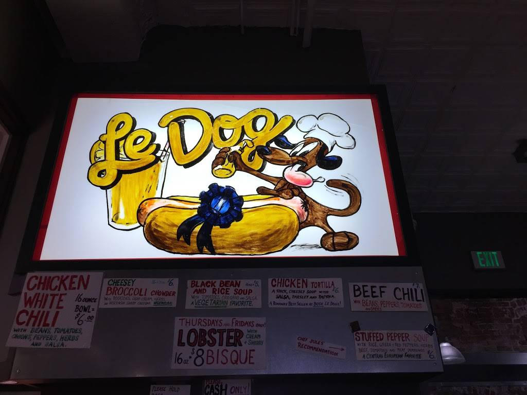 Le Dog = La Soup | restaurant | 306 South MAIN Street Suite #1-E, Ann Arbor, MI 48104, USA | 7343270091 OR +1 734-327-0091
