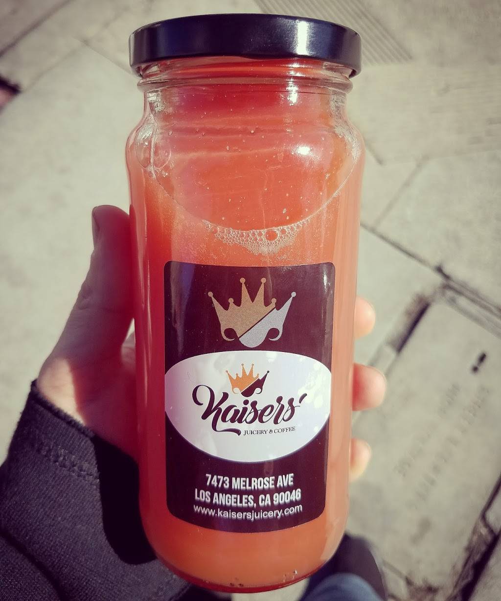 Kaisers Juicery | restaurant | 7473 Melrose Ave, Los Angeles, CA 90046, USA | 3232724981 OR +1 323-272-4981