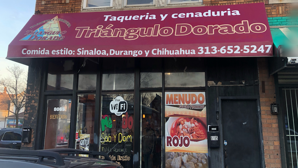 Taqueria y cenaduria Triangulo Dorado | restaurant | 8065 w Vernor Hwy, Detroit, MI 48209, USA | 3136525247 OR +1 313-652-5247