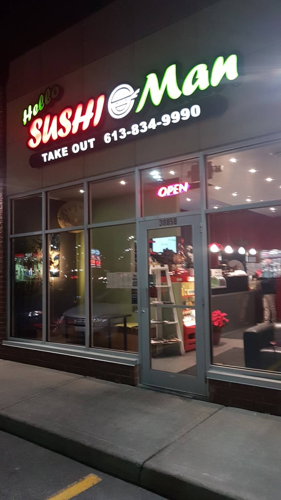 Hello Sushiman | meal takeaway | 3885 Innes Rd B1, Orléans, ON K1C 1T1, Canada | 6138349990 OR +1 613-834-9990