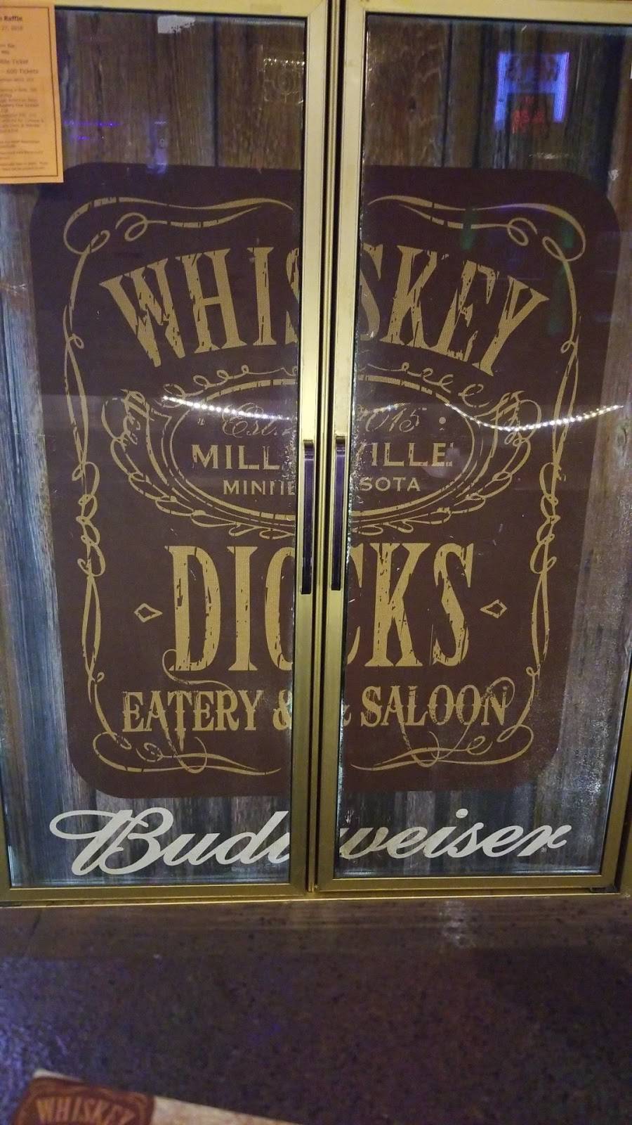 Whiskey Dicks Eatery and Saloon | restaurant | 411 Division St, Millville, MN 55957, USA | 5077982424 OR +1 507-798-2424