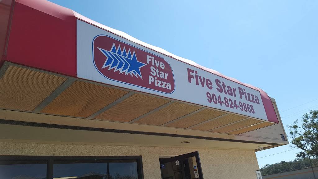 Five Star Pizza | restaurant | 987 S Ponce De Leon Blvd, St. Augustine, FL 32084, USA | 9048249868 OR +1 904-824-9868
