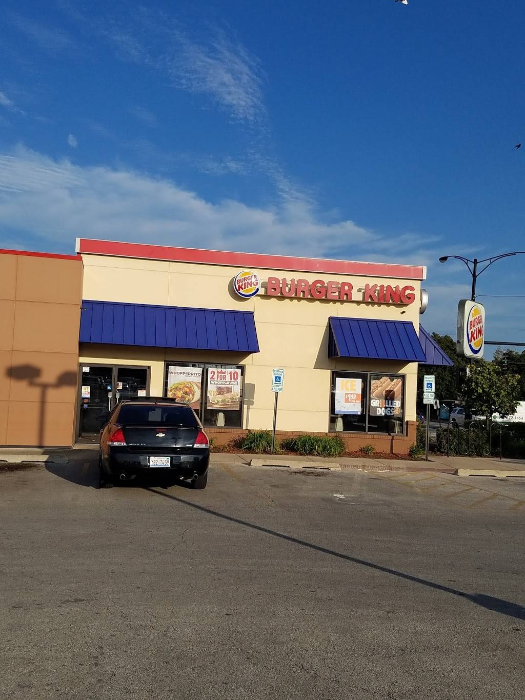 Burger King | restaurant | 6400 W Irving Park Rd, Chicago, IL 60634, USA | 7732833933 OR +1 773-283-3933