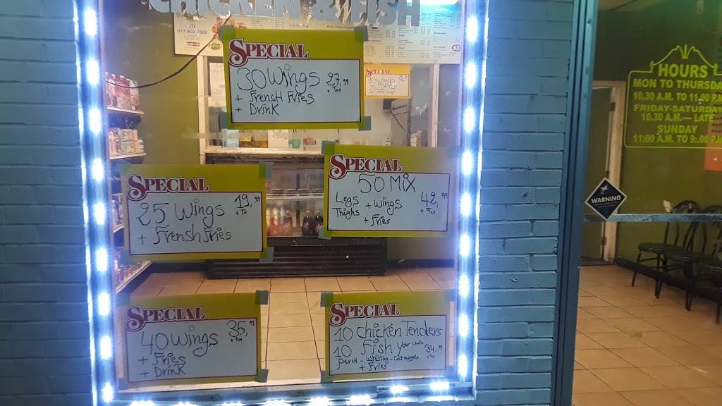 Mauri Brothers Chicken & Fish | restaurant | 9844 E 21st St, Indianapolis, IN 46229, USA | 3178027800 OR +1 317-802-7800